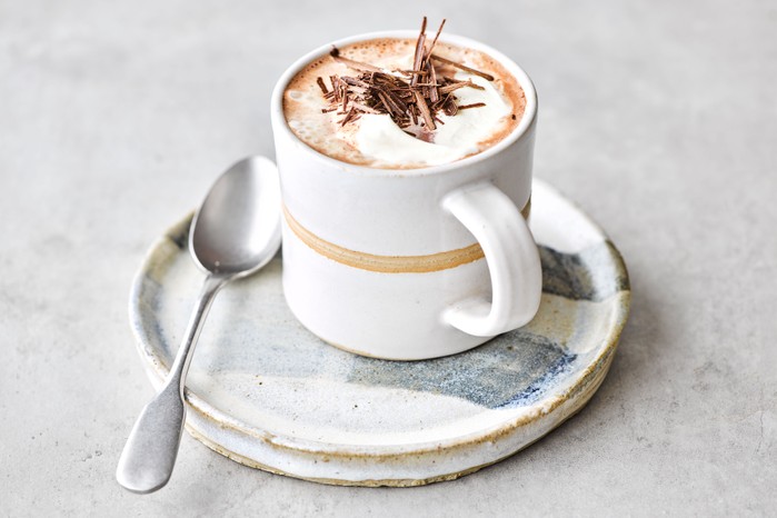 Homemade-hot-chocolate Mug of hot chocolate