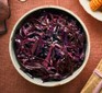 Simple sweet & sour slow-cooker red cabbage in a small bowl